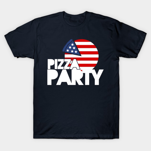 Pizza Political Party T-Shirt by Portals